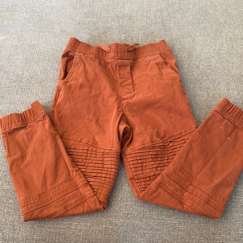 Boys joggers. Burnt orange. Size 10/12M